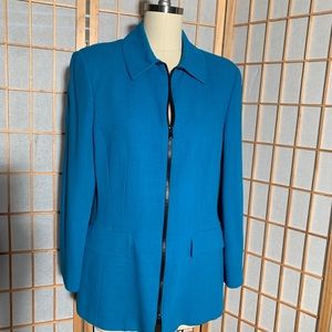 Italian suit jacket, wool blend, size 10-12